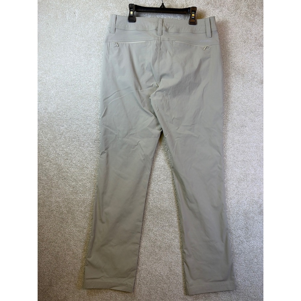 Eddie Bauer Travex Horizon Guide Pants Wmns 8 Beige Nylon Spandex Hiking Outdoor - Picture 3 of 10